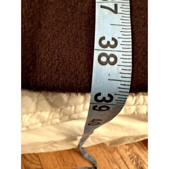 VIKTOR & ROLF CHOCOLATE BROWN COAT W/ REMOVABLE LEATHER COLLAR TAYLOR SWIFT - Picture 10 of 11